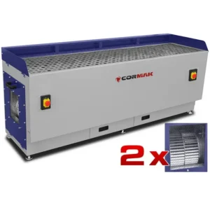 CORMAK – DT2000M Table d’aspiration pour pièce à bois et métal – 2 x 1000W (S6) 230V